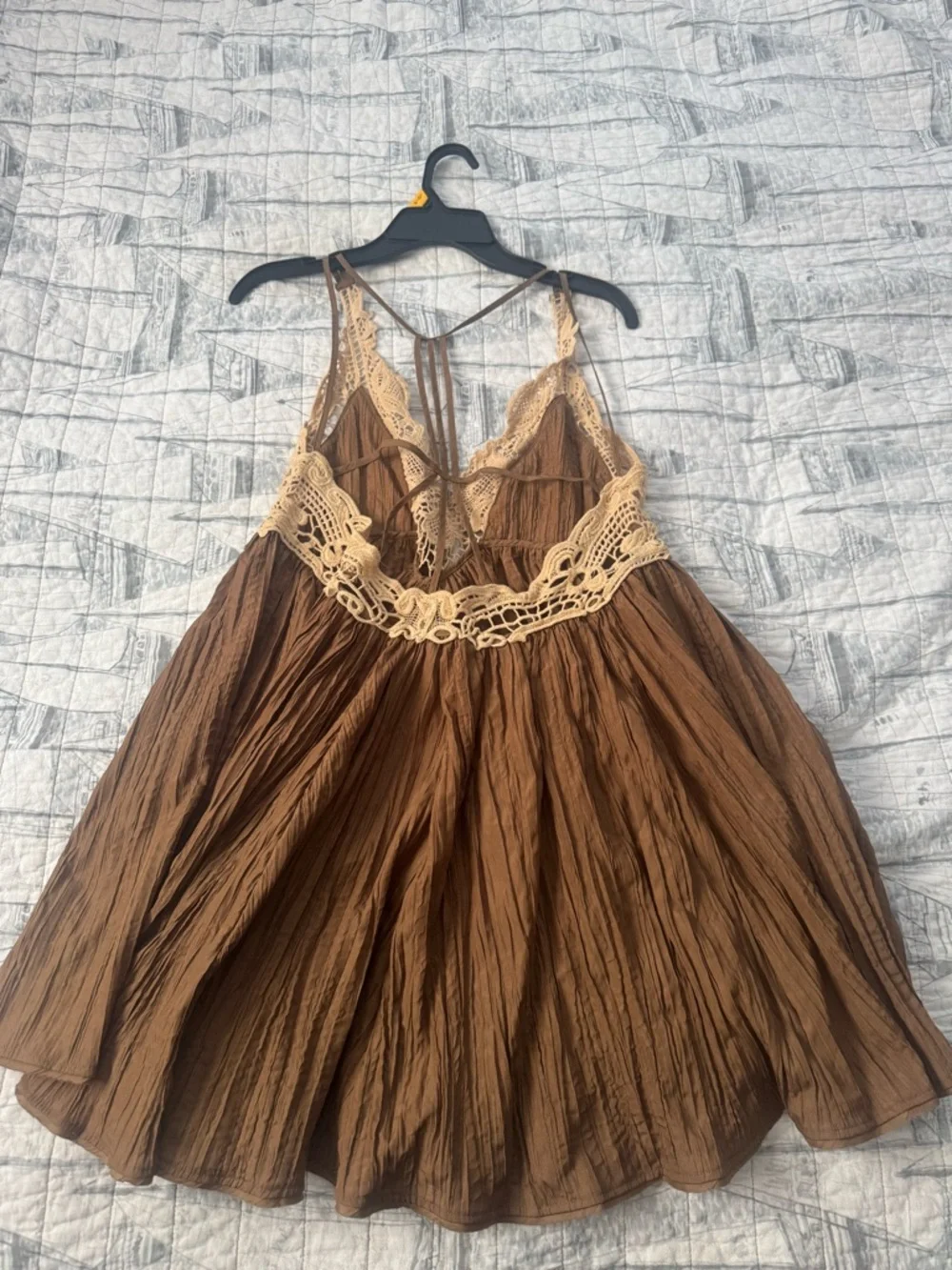 Free People x Revolve Lace Womens Dress - Picture 3 of 5